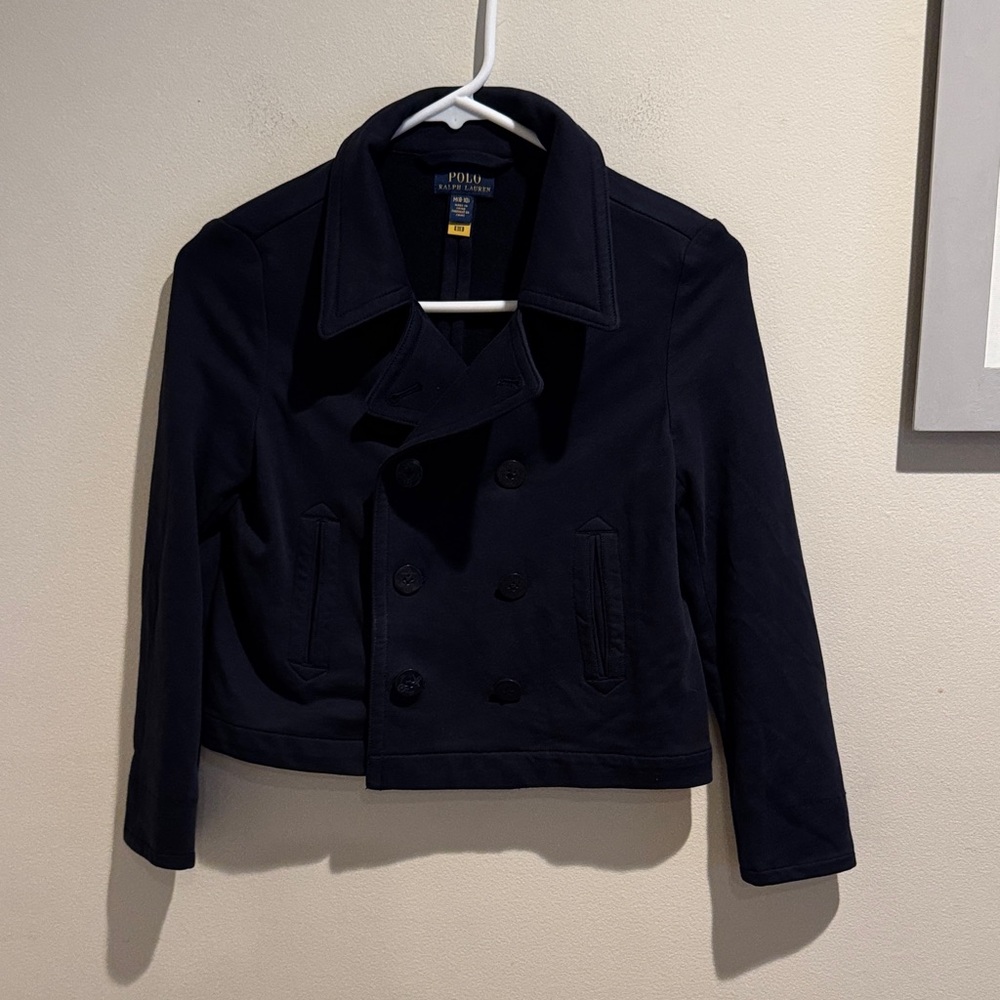 Polo by Ralph Lauren Dark Blue Double-Breasted Jacket M‎ (8-10)